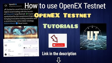 OpenEX Testnet Tutorials | How to use the faucet & swap to USDT to OEX