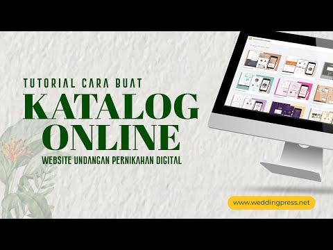 Cara Buat Katalog Online Website Undangan Pernikahan Digital Dengan Elementor