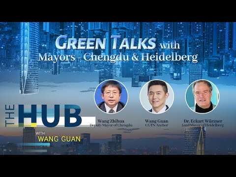 Green talks with the mayors of chengdu and heidelberg