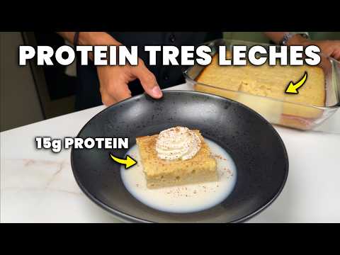 I Made High-protein Tres Leches Cake (only 139 Calories!)