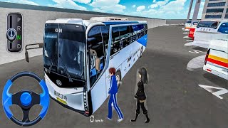 New Kia Ev Passenger Bus Parking in Express Bus Terminal –3D driving class gameplay 2025#cargames screenshot 2