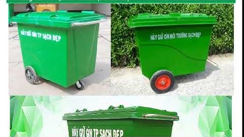 Thùng rác Composite 660 lít các loại cao cấp giá rẻ nhất thị trường