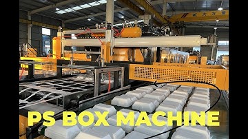 Disposable PS Foam Plate Box Machine Live Video in Client Factory