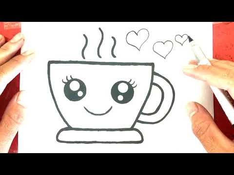 Video hướng dẫn vẽ ly cà phê siêu cute mà đơn giản dễ dàng |... - youtube