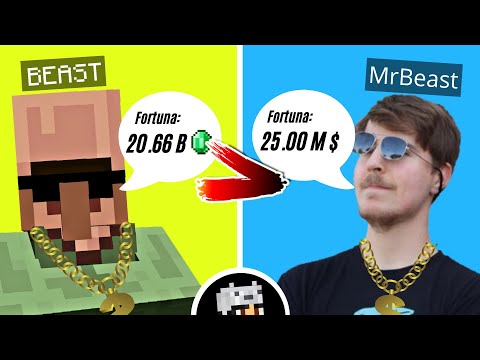 Encontré al Aldeano más rico de Minecraft | Inspirado en Mr. Beast