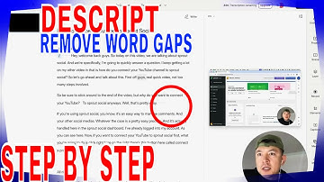 ✅  How To Remove Video Word Gaps Dead Air With Descript Video Editor 🔴