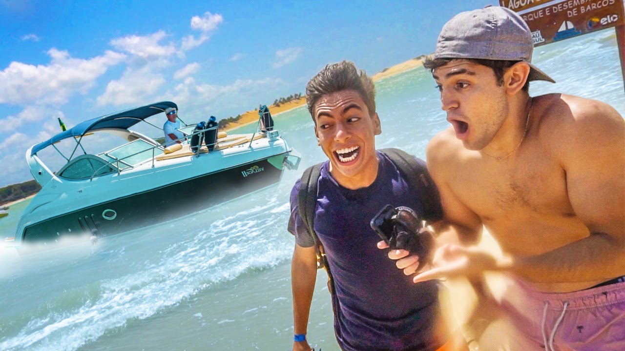 OLHA O QUE ELE FEZ NO MEIO DO OCEANO! (ft. Painzeiro)