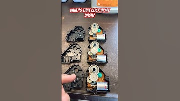 Actuator noisy, here is why.  #automobile #repair #airconditioner #click