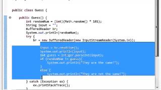 Java Programming - Guessing Game Part 3 - Galbraith