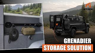 Best Rear Trunk Organizer for INEOS Grenadier | L Track Storage Solution