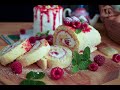 Mek raspberry roulade