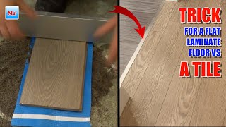 Concrete Levelling Trick: How To Make Laminate Flat With Tile