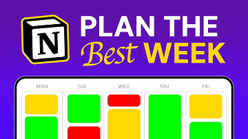How I plan my week in Notion (the BEST method)