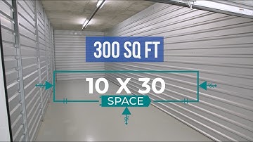 10x30 Storage Unit Size Information
