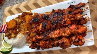 How to make Puerto Rican Pinchos de Pollo