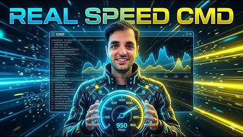 Your TRUE Wi-Fi Speed in CMD — Hidden Windows Feature!