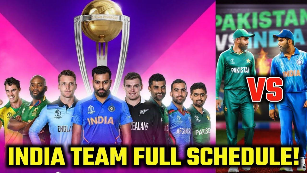 Watch World Cup 2023 Schedule India Matches Full Details World Cup