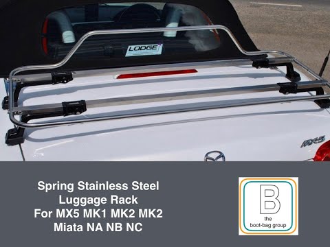 Mazda MX5 Miata Stainless Steel Luggage Rack