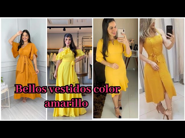 Preguntándote ¿Como Combinar Un Vestido Amarillo? ¡Aquí Encontraras 5  Sencillos C…