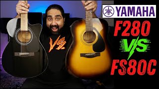 Yamaha F280 VS Yamaha FS80C | Which Guitar Is Best For Beginners ??