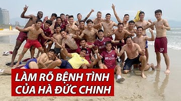 Hà Đức Chinh xuất hiện cạnh HLV Lê Huỳnh Đức sau khi xuất viện