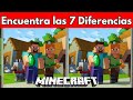 Encuentra 7 Diferencias de Minecraft / Vamos a Pensar