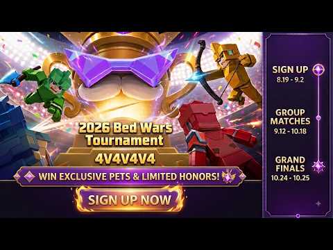 Dear Mangoes, come fight! ⚔️2026 Autumn Bed Wars Tournament！ begins!#blockmango #bedwars