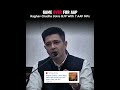 raghav chadha leads massive bjp merger * 7 rajya sabha mps gone!