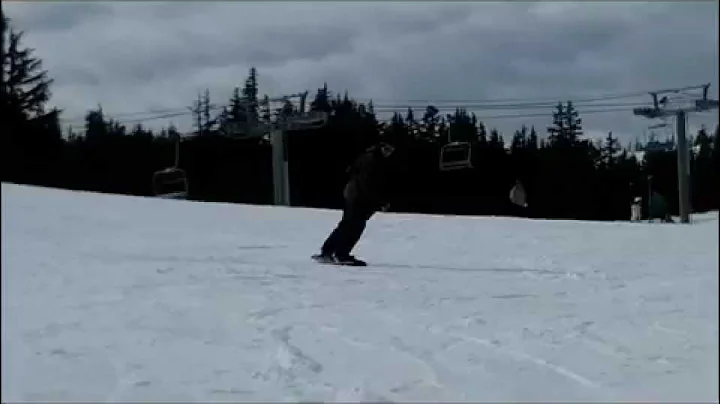 Tim's 2nd day on a snowboard