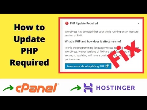 PHP Recommended Required Fix | How to fix PHP Update in WordPress | PHP Update Error in WordPress