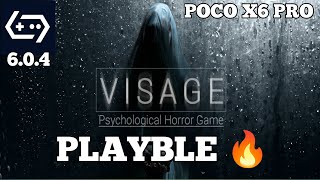 VISAGE |GAME HUB EMULATOR|POCO X6 PRO |NEW UPDATE TEST|PLAYBLE + SETTINGS🔥
