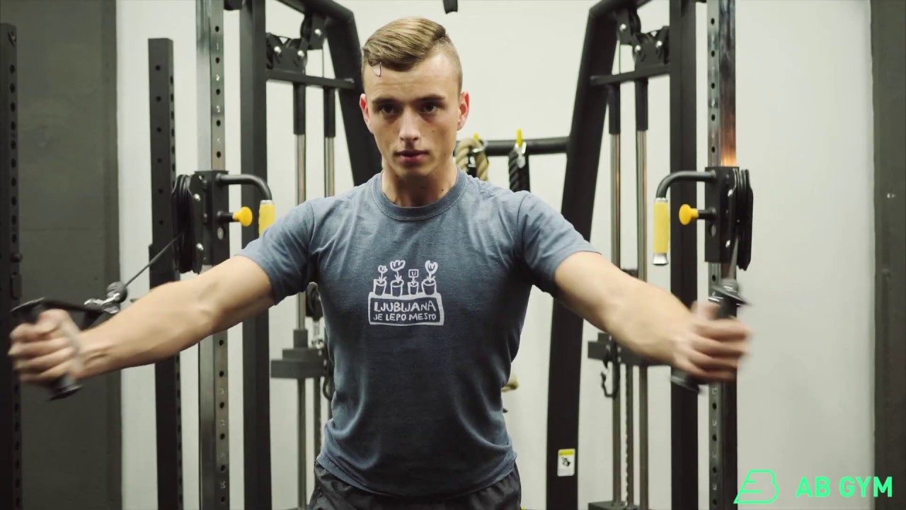 "AB GYM" fitness & gym short promo video for Instagram YouTube