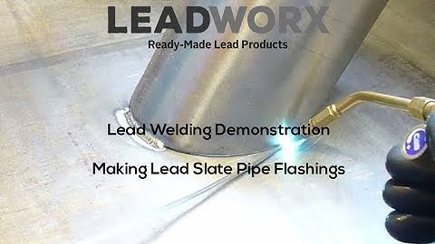 Welding Lead Slate Pipe Flashings