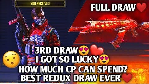 I GOT SO LUCKY IN THE REDUX DRAW MOLTEN FUSION REDUX IN CODM......