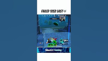 FAILED 1v2 Last 💀😱 | Epic BGMI End Moment | OP Gameplay #shorts