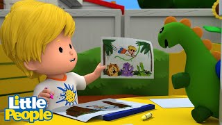 Eddie Wants To Play By Himself Today 2 Hours Of Preschool Learning Little People - Fisher Price