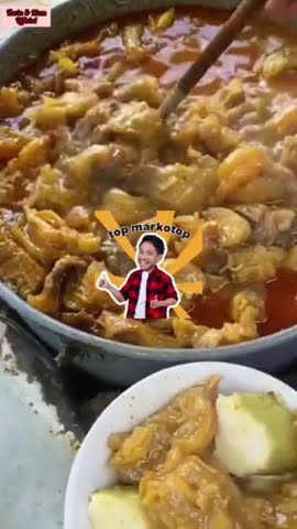 lontong kikil enak banget