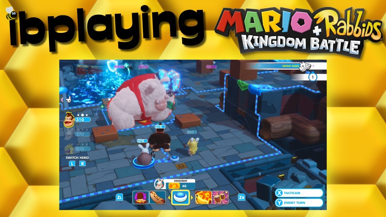 Donkey Kong vs. Rabbid Kong | ibplaying Mario + Rabbids Kingdom Battle ...