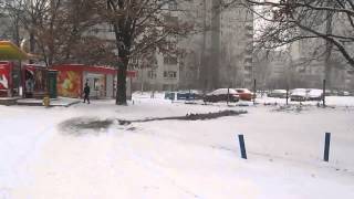 87  В Харькове наконец то выпал снег!!!