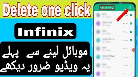 How to clear call history in Infinix mobile |Infinix latest version mob