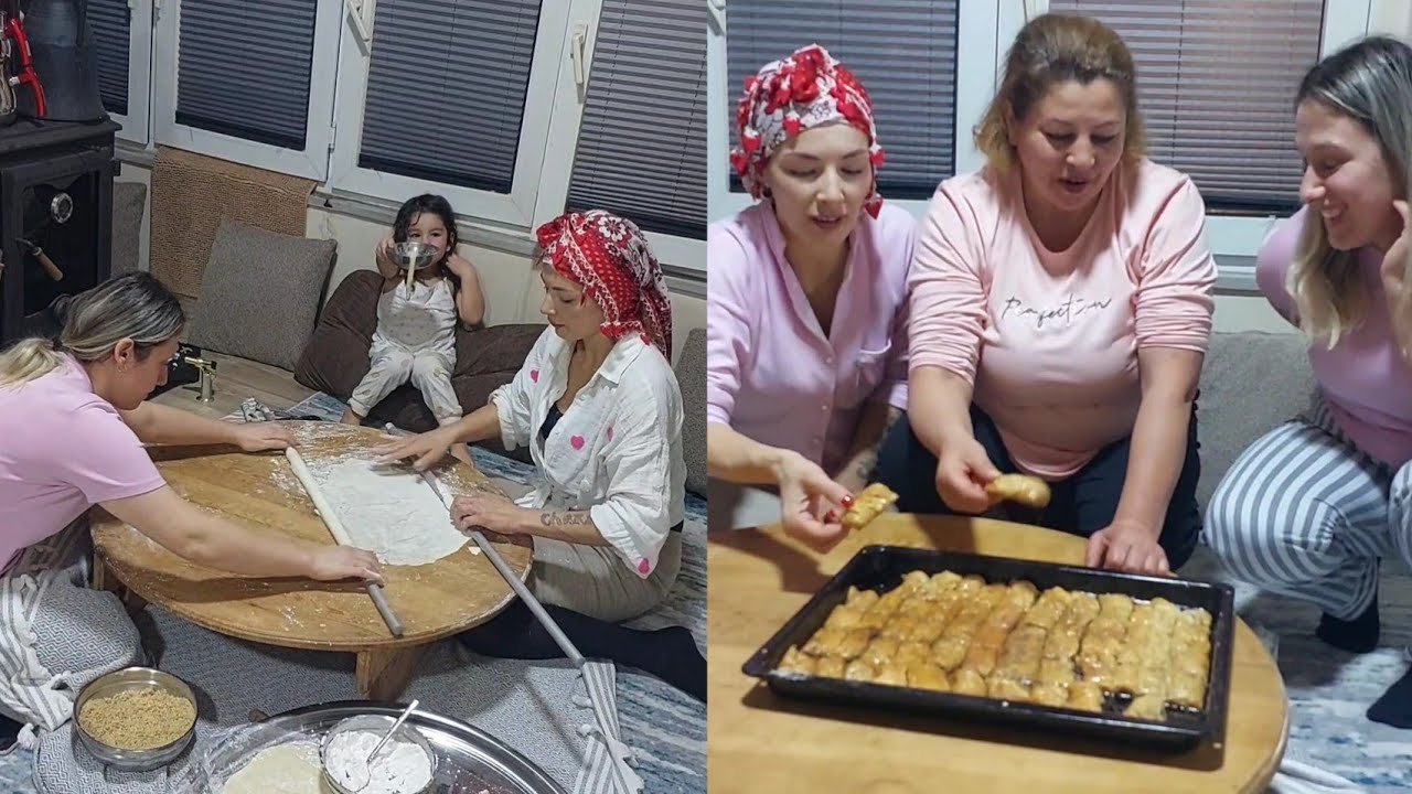 GELİN GÖRÜMCE BAKLAVA YAPTIK‼️