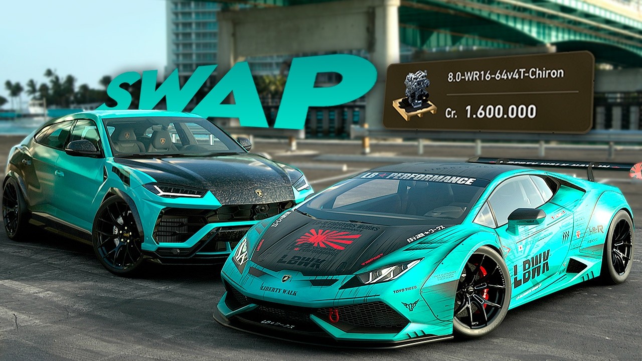 NOVO SWAP para LAMBORGHINI URUS NO GRAN TURISMO 7 +1800HP!!