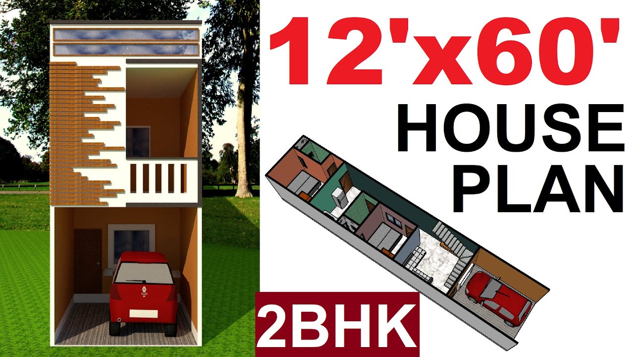 12x50 House Plan 12 By 50 Ghar Ka Naksha 600 Sq Ft House Design Home Plan Makan Ka Naksha Youtube