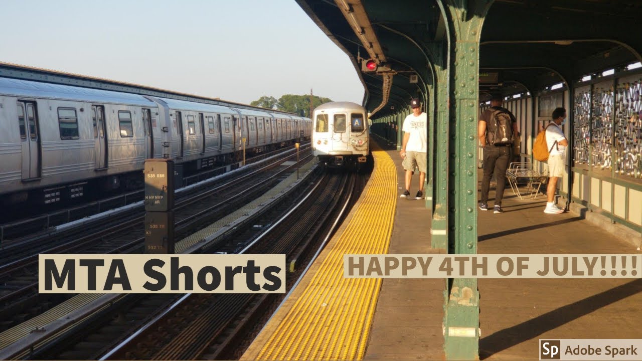 July 4th R46 HAPPY 4TH OF JULY!!!! MTA Short: R46 Leaving Rockaway Blvd - YouTube