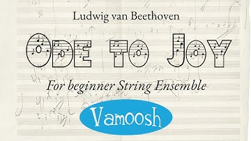Ode to Joy for beginner String Ensemble