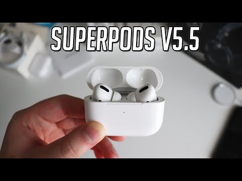 Best AirPods Pro Super Copy! Superpods v5.5 - REAL ANC & Spatial Audio Head Tracking! 85% ANC Level!