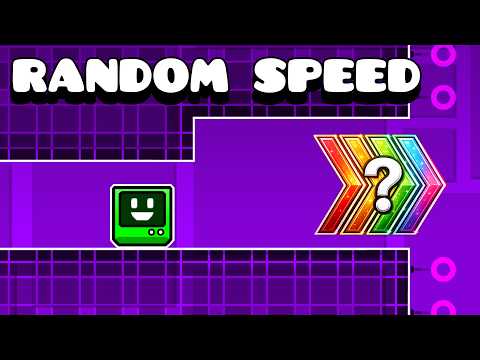 GEOMETRY DASH but RANDOM SPEED