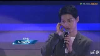 160611 송중기 Song Joong Ki FM sing 'Always' Descendants Of The Sun OST 태양의 후예OST 宋仲基