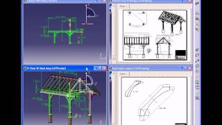 Designing a Tractor Shed Using CATIA V5 Solid Modeling screenshot 5