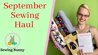 September Sewing Haul
